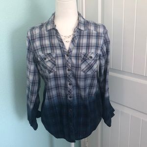 Women’s plaid blouse